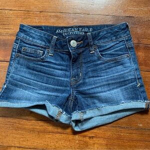American Eagle Shortie Shorts Size 0